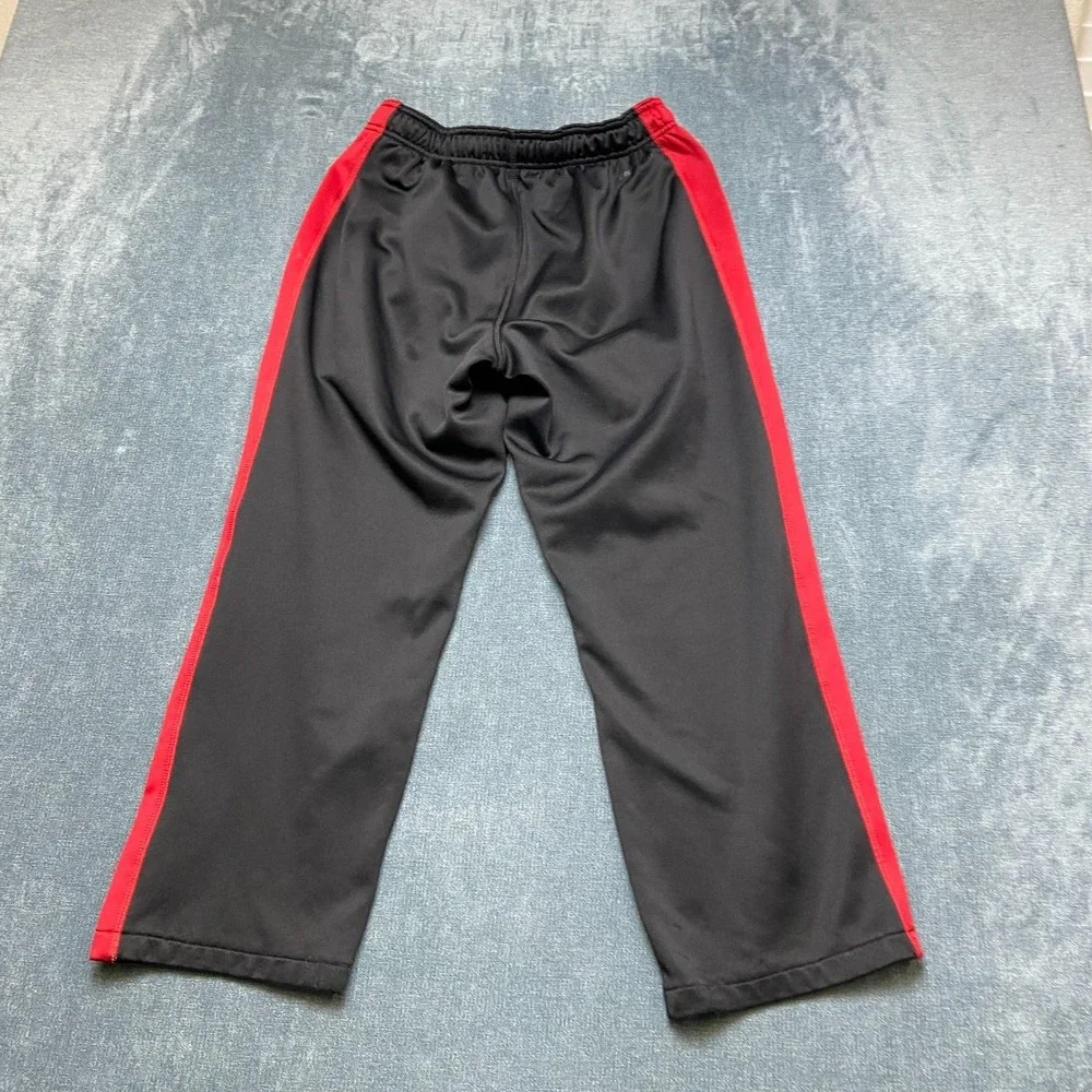 Nike Therma Fit Sweatpants Mens Small Black Swoosh Logo Fleece Lined Performance
